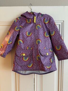 [Cat & Jack] Purple Rainbow Raincoat